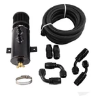 10AN Baffled Oil Catch Can Breather With Drain Valve 750ML Bundle And 10F... New. Price: $86.49.
