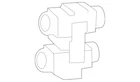 Genuine Mercedes-benz Thermostat 164-501-02-65 New. Price: $107.80.