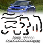 Hps Black Silicone Ancillary Coolant Hose Kit For 08-14 Subaru Wrx 2.5L Turbo Mt New. Price: $141.00.