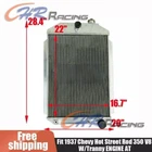 For Chevy Hot/street Rod 350 V8 W/tranny Cooler 1937 4 Row Aluminum Radiator New. Price: $265.00.