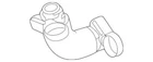 Genuine Land-rover Cooler Pipe LR162134 New. Price: $54.26.