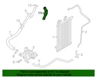 New Genuine Nissan / Infiniti Hose Water,oil Cooler 21306EZ30A 21306-EZ30A Oem. Price: $73.40.