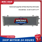 Oil Cooler Core 18.5"X5.5"X1.58" Large Dual Pass Bar & Plate Aluminum Universal New. Price: $126.00.
