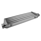 Universal Front Mount Aluminum Tube & Fin Intercooler 27"X7"X2.5" In/outlet New. Price: $69.77.