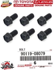 6-PACK Toyota Genuine Supra JZA80 90119-08079 Clutch Pressure Plate Bolt New Oem. Price: $28.95.