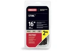 Oregon 20LPX067X2 Powercut Saw Chain 16", .325" Pitch .050 Gauge 2-PACK New. Price: $51.40.