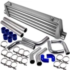 Universal Turbo Intercooler 27"X7"X2.5" & Aluminum Pipe Tube Couplers Kit New. Price: $139.99.