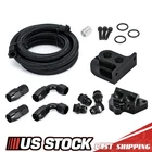 Ford 5.0L Oil Filter Relocation Kit Housing 6 Feet Braided Hose AN10 New. Price: $69.90.