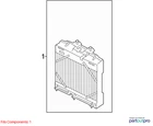 2011 2016 Bmw 520I Supplementary Cooler Right Radiator Used Oem 17117575253. Price: $139.99.