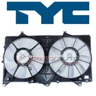 Tyc Dual Radiator & Condenser Fan Assembly For 2004-2008 Toyota Solara 3.3L Uf New. Price: $224.58.