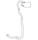 Genuine Mercedes-benz Oil Cooler Line 222-500-12-88-64 New. Price: $215.25.