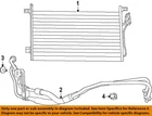 Chrysler Oem 12-19 Journey Cooling Trans Oil Cooler-cooler Line 5058946AE New. Price: $59.20.
