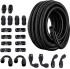 Lokocar 10AN Fuel Line Kit Nylon Braided Hose Fitting Cpe 10FT New. Price: $72.99.