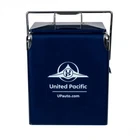 United Pacific Retro Style 1940 S/1950 Metal Picnic Cooler Box - Blue Chrome New. Price: $92.99.