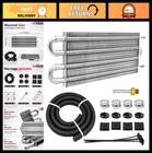 Universal 4 Pass Ultra-cool Tube & Fin Transmission Oil Cooler Kit 5/16" Alumini New. Price: $48.59.