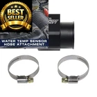 Glowshift 44MM 1-3/4" Radiator Hose Attachment Adapter For Water Black New. Price: $42.74.