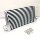 Emusa Aluminum Polished Intercooler Overall Size 25" X12" X3", Inlet/outlet New. Price: $119.99.