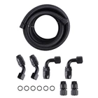 AN10 12FEET Steel Nylon Braided Oil Fuel Line Hose End Fitting Adaptor Kit Black New. Price: $40.69.