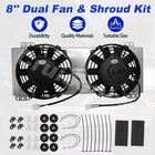 For Tru-cool 40K Derale 9500 Huron Speed Silver Series 8'' Dual Fan & Shroud Kit New. Price: $83.99.