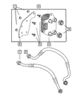 Genuine Mopar Oil Cooler Outlet Line 5290410AB New. Price: $259.33.