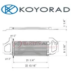 Koyorad EC0045J Automatic Transmission Oil Cooler For Radiator Cooling Belts Kn New. Price: $217.57.