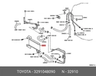 Genuine Oe Cooler Assy, Oil, 3291048090 For Toyota 32910-48090 Neu. Price: $379.52.