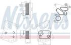 Oil Cooler Nissens North America 90943 New. Price: $143.12.