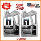 2 Pack Mobil 1 Fs European Car Formula Full Synthetic Motor Oil 5W-40, Quart New. Price: $48.94.