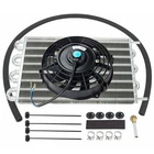 15-1/2" Aluminum Transmission Oil Cooling RADIATOR+7"SLIM Push Fan Universal Kit New. Price: $50.88.