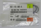 New Genuine Volkswagen Audi Oem Washer Part No. 057-115-446-A Sold Individually. Price: $20.99.