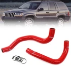 Hps Red Silicone Coil Insert Radiator Hose Kit For 99-04 Grand Cherokee 4.0L Wj New. Price: $142.00.
