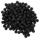 Cousindiy 8MM Lava Beads 200/PKG-BLACK New. Price: $12.39.