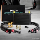 Universal 25ROW 10AN Racing Engine Oil Cooler Thermostat Filter Adapter Hose Kit New. Price: $120.46.