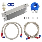Universal Engine Oil Cooler 19 Row AN10 W/ Stainless Steel Braided Lines New. Price: $89.97.
