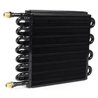 1/2" 16-PASS Aluminum Transmission Cooler 8AN Tube Fin Universal Black New. Price: $87.99.
