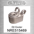 (NRE515469 RE515469) Oil Cooler Reliance Power (new Aftermarket). Price: $334.91.