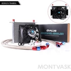 30 Row 10AN Universal Aluminum Transmission Engine Oil Cooler + 7" Cooling Fan New. Price: $145.00.