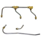 68-69-70-71 Mopar Pump Carburetor Fuel Lines 340 3X2 Carbs 6P W/tees Oe New. Price: $40.00.