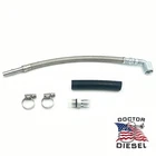 Stainless Turbo Coolant Line & Fitting 2011-2016 Ford 6.7L Powerstroke New. Price: $44.95.