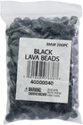 Cousindiy 8MM Lava Beads 200/PKG-BLACK A50025RD-G18HG New. Price: $13.74.