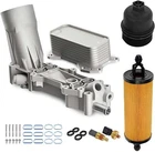 Engine Oil Cooler Filter Housing Assembly For Dodge Chrysler Jeep 2011-2016 3.6L New. Price: $59.99.