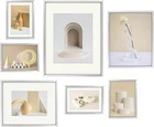 , Aluminum Picture Frames Set Of 7 - Silver Gallery Wall Kit Display One 11X14 New. Price: $69.99.