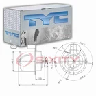 Tyc Left Engine Cooling Fan Motor For 1997-1998 Oldsmobile Regency Belts Av New. Price: $40.33.