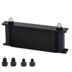 Pqy 16 Row 10AN Stacked Plate Transmission Engine Oil Cooler Black 6AN 8AN Adapt New. Price: $55.15.