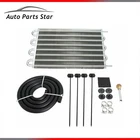 8 Rows Universal Aluminum Remote Transmission Oil Cooler Radiator Converter Kit New. Price: $34.09.