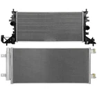 For 2016-2019 Chevrolet Cruze Aluminum Radiator & A/c Condenser Set New. Price: $134.55.