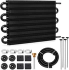 Universal Fit 8-PASS Trans Oil Cooler Tube-fin Design Aluminum Black, Ford Chevy New. Price: $59.99.