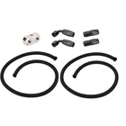 Black Nylon/rubber -6AN Trans Oil Cooler Lines, 12 Ft. Hose New. Price: $227.99.