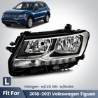 Driver Side Halogen Headlight W/ Led Drl Bulb For 2018-2021 Volkswagen Tiguan New. Price: $149.00.