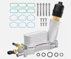 Aluminum Engine Oil Cooler Filter Housing Fit 11-16 Chrysler Dodge Jeep Ram 3.6L New. Price: $45.04.